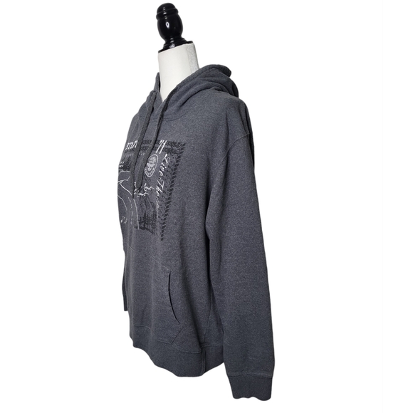 Distillery Apparel Women's Hoodie Size L Gray Pull Over - Picture 3 of 5